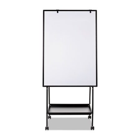 Bi-Silque MasterVisi, Creation Station Dry Erase Board, 29 1/2 X 74 7/8, Black Frame EA49125016